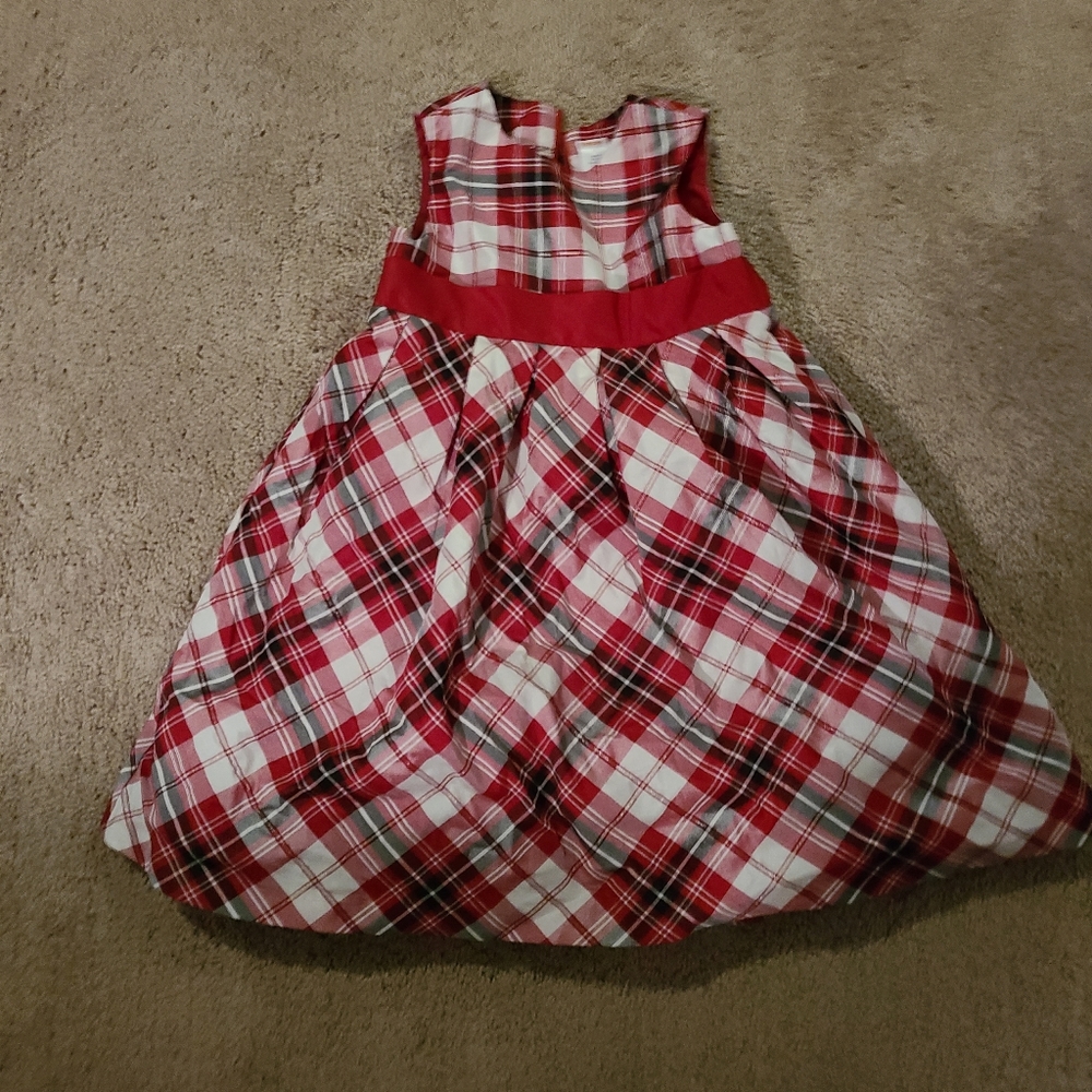 Gymboree Red Plaid  Holiday Drss